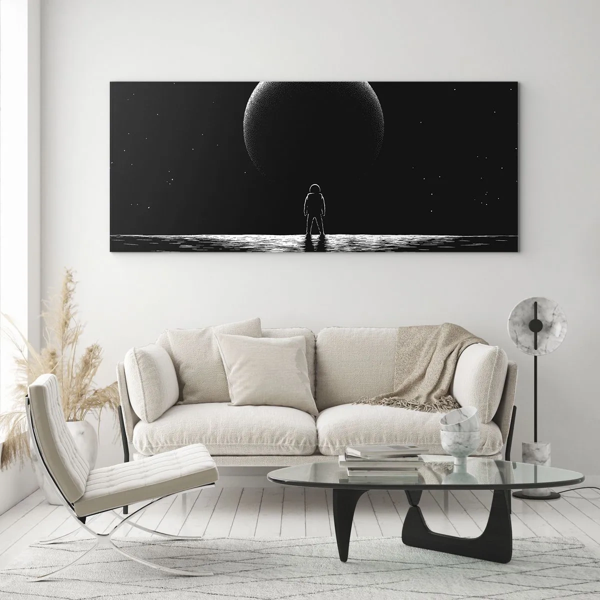 Obraz na skle - Tvári v tvár - 160x50 cm