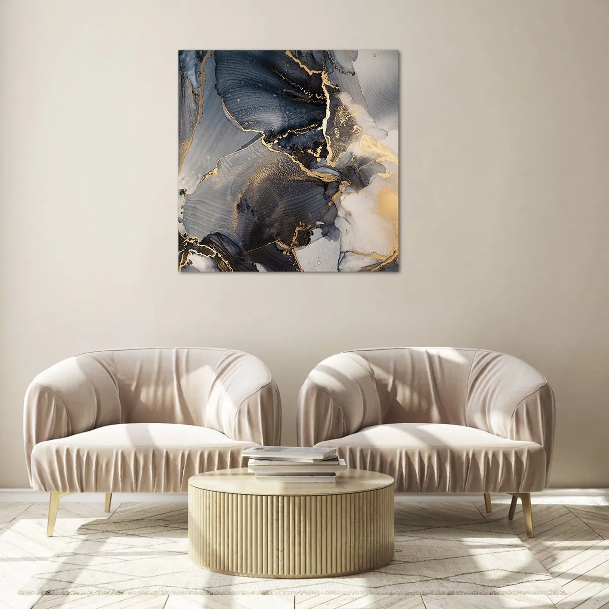 Obraz na skle - Život kameňa - 60x60 cm