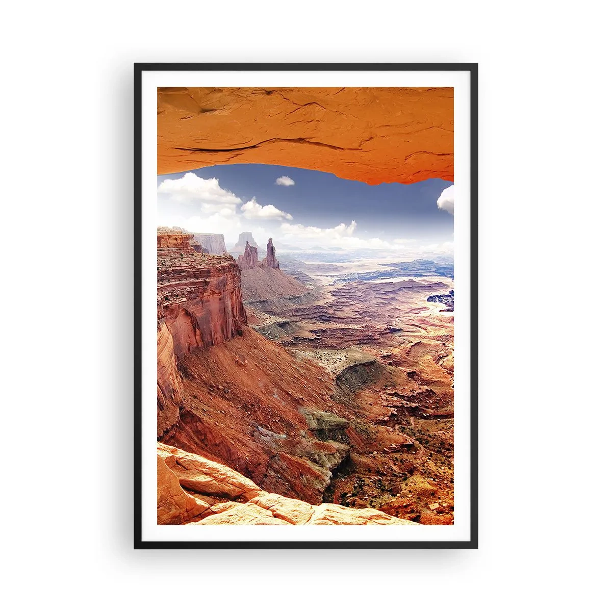 Plagát v čiernom ráme - Vytesané samotnou prírodou - 70x100 cm