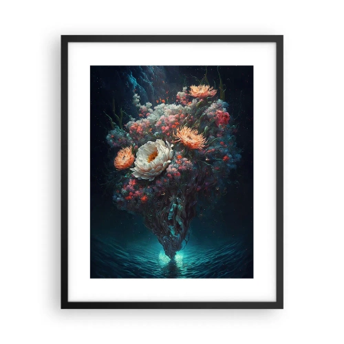 Plagát v čiernom ráme - Podivná záhrada - 40x50 cm