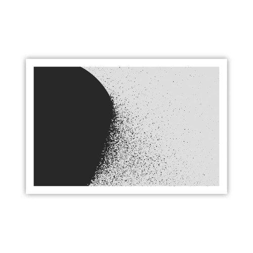 Plagát - Pohyb častíc - 91x61 cm