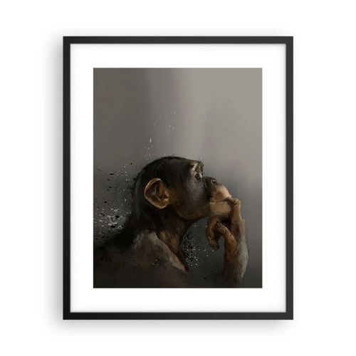 Plagát v čiernom ráme - Určite mysliteľ - 40x50 cm