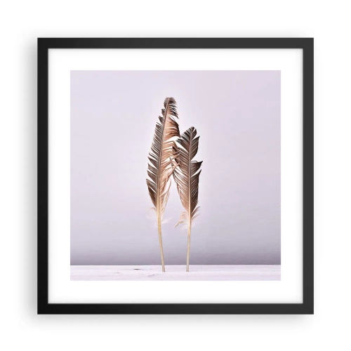 Plagát v čiernom ráme - Proti ničote - 40x40 cm