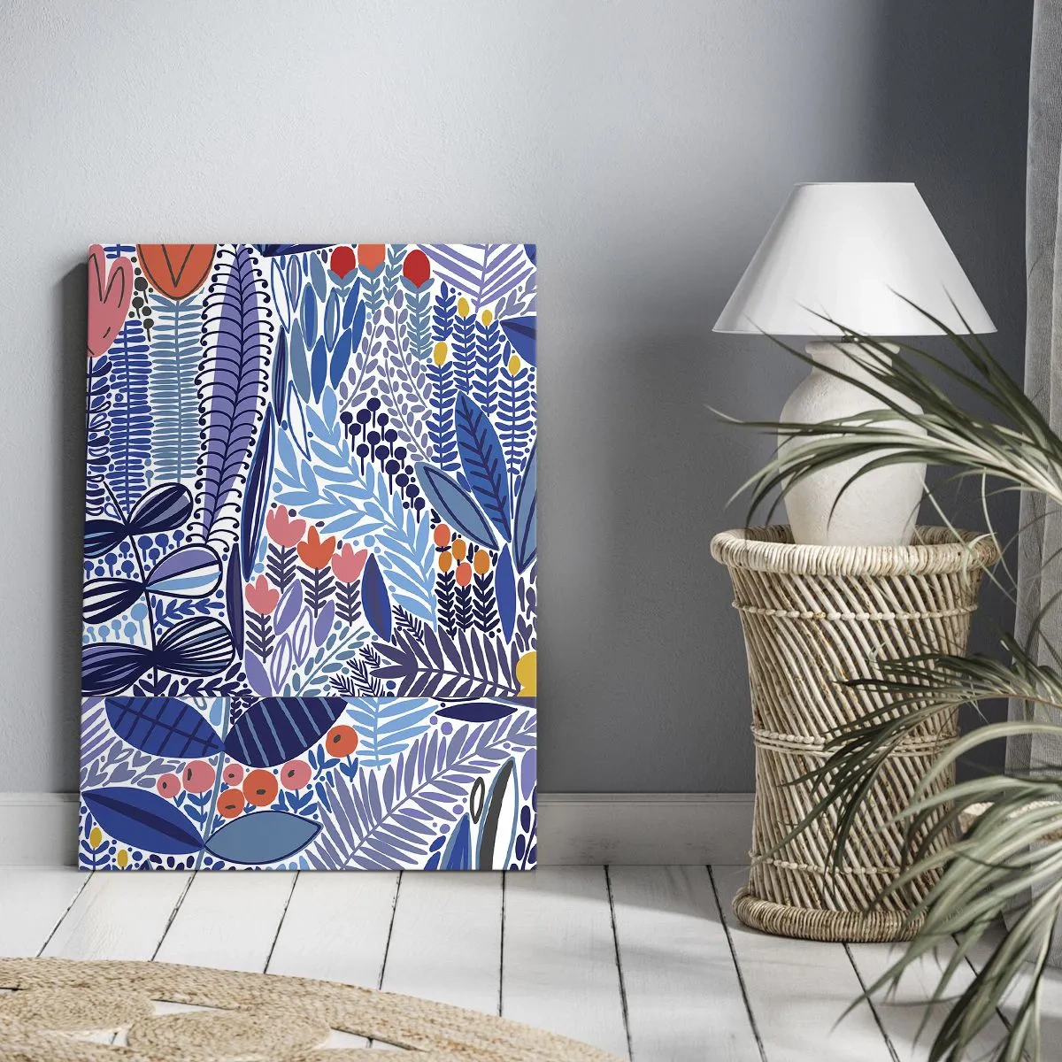 Obraz na plátne - Havajská záhrada - 45x80 cm