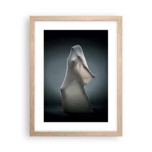 Plagát v ráme zo svetlého duba - Skryté túžby - 30x40 cm