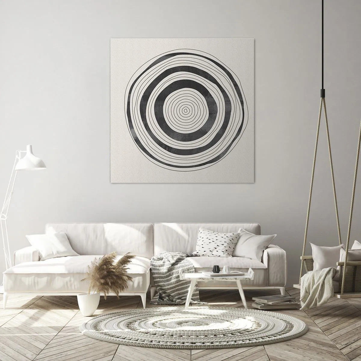 Obraz na plátne - Dôležité je to, čo je uprostred - 40x40 cm