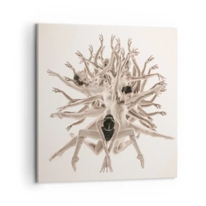 Obraz na plátne - Rozkvet v tanci - 50x50 cm