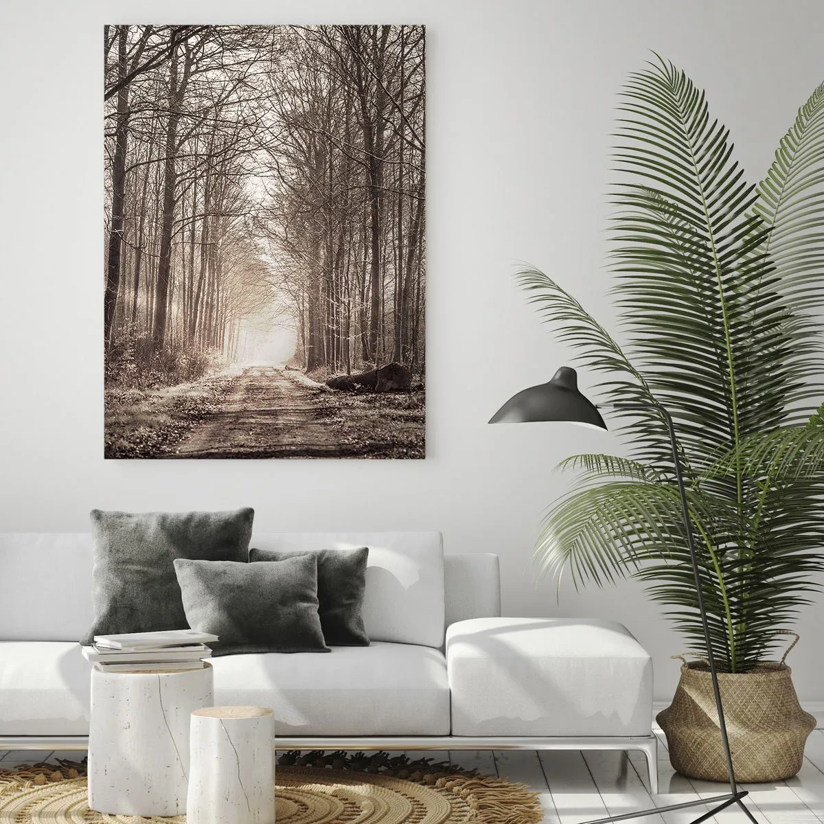 Obraz na skle - Lesná katedrála - 50x70 cm