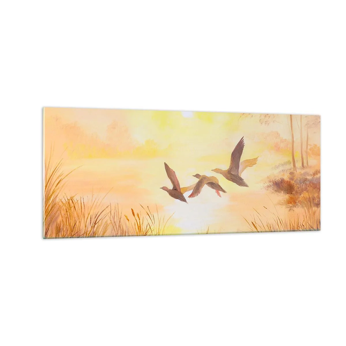 Obraz na skle - Začiatok ďalekej cesty - 100x40 cm