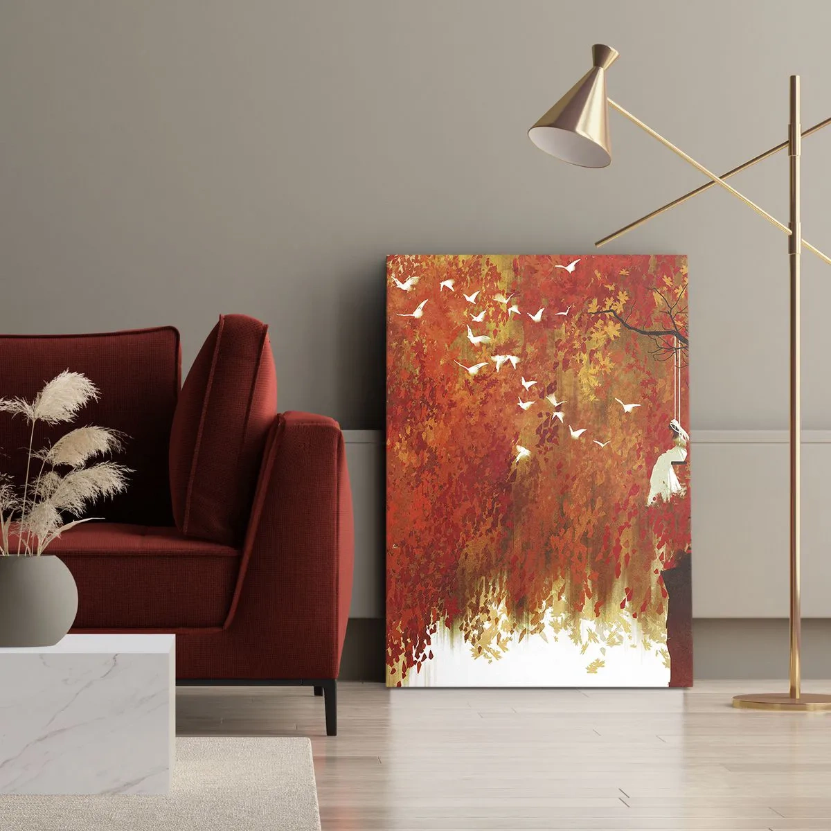 Obraz na plátne - Poletí s nimi? - 50x70 cm