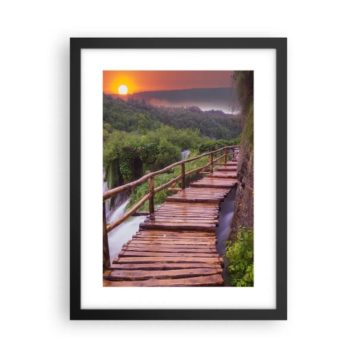 Plagát v čiernom ráme - Neuveriteľná krása - 30x40 cm