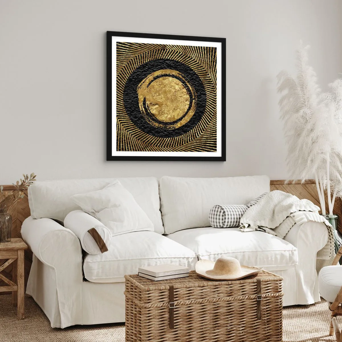 Plagát v čiernom ráme - Glamour - 40x40 cm