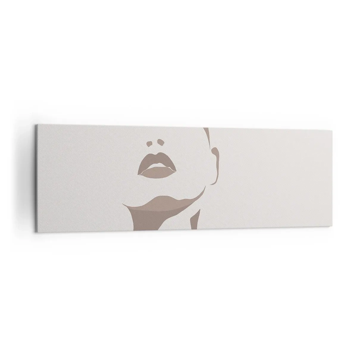 Obraz na plátne - Stvorená zo svetla a tieňa - 160x50 cm