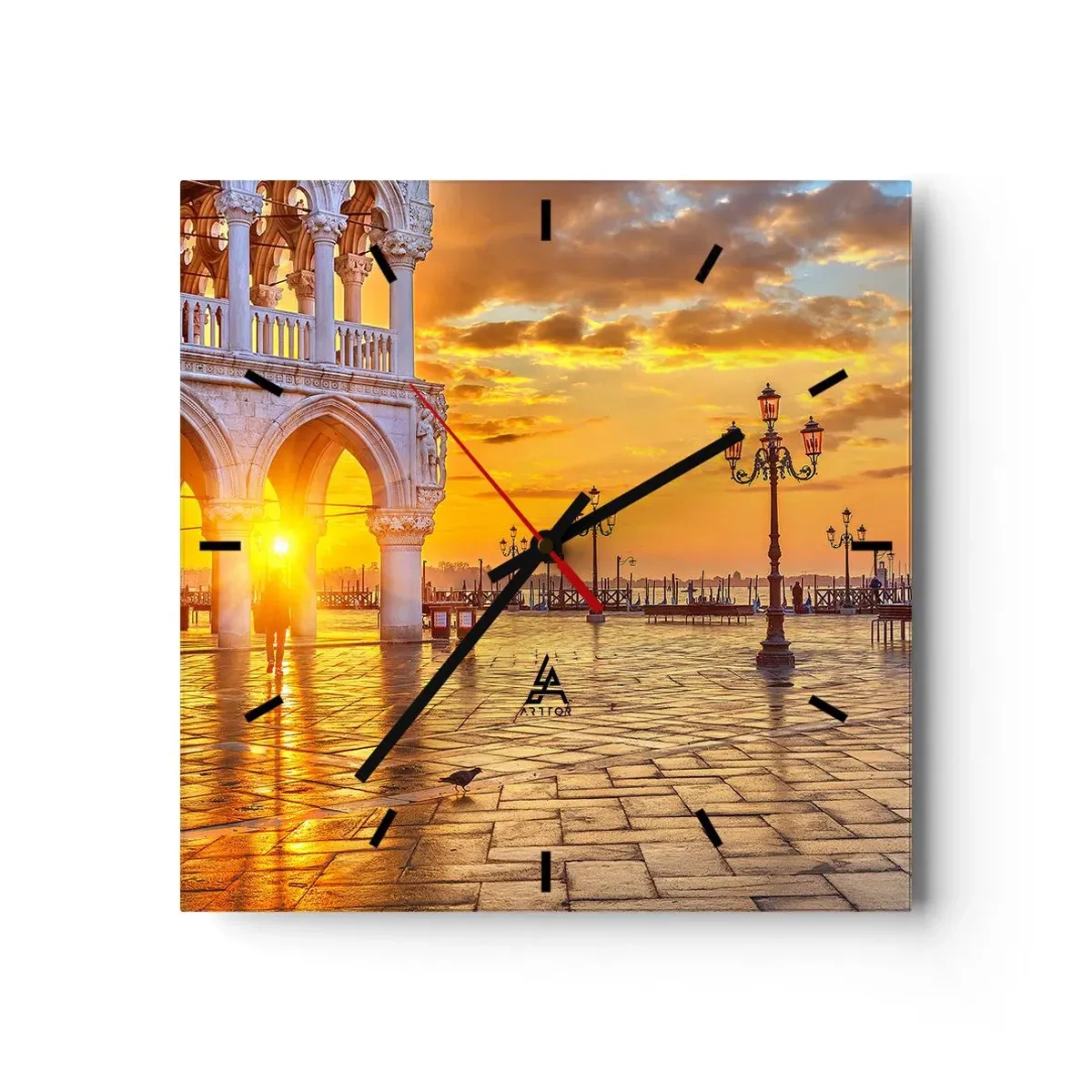 Nástenné hodiny - Kde sú všetci? - 30x30 cm