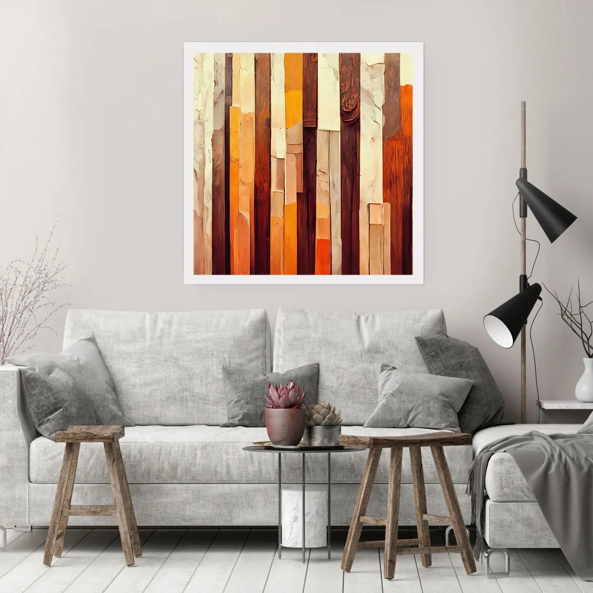 Plagát - Hymna lesných stromov - 60x60 cm