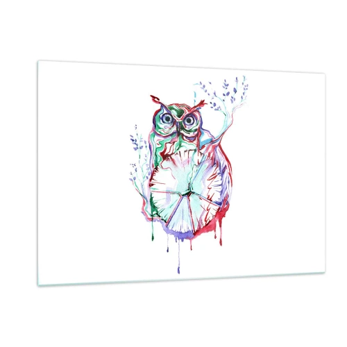 Obraz na skle - Múdra od prírody - 120x80 cm