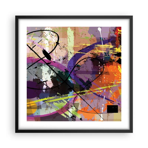 Plagát v čiernom ráme - Možno priamo alebo okolo - 50x50 cm