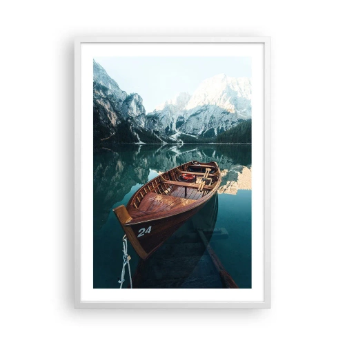 Plagát v bielom ráme - Ako namaľované na skle - 50x70 cm