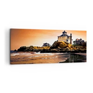 Obraz na plátne - Elegancia západného pobrežia - 120x50 cm