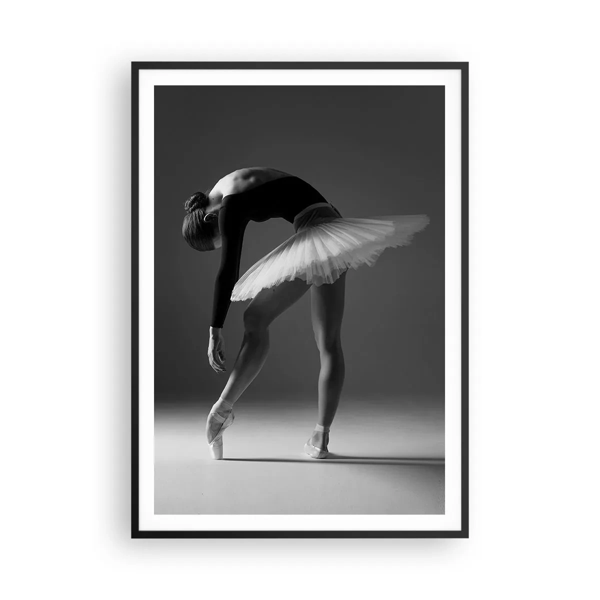 Plagát v čiernom ráme - Bella ballerina - 70x100 cm