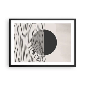 Plagát v čiernom ráme - Polovičná kompozícia - 70x50 cm