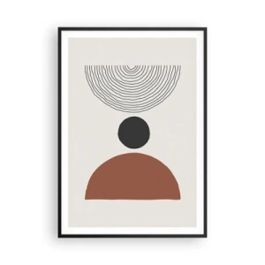 Plagát v čiernom ráme - V centre pozornosti - 70x100 cm