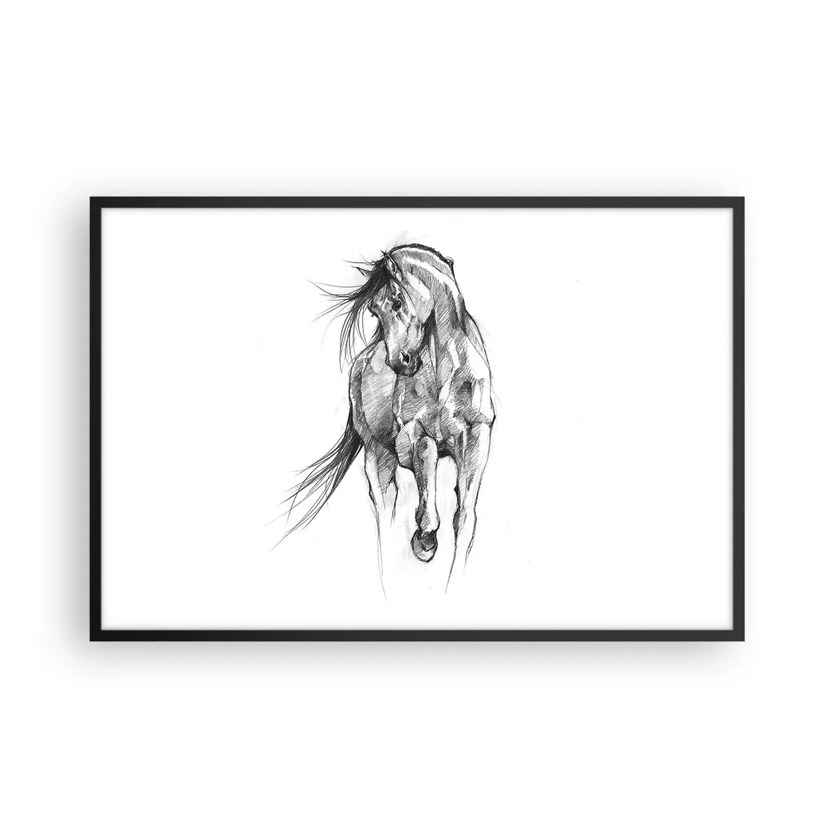 Plagát v čiernom ráme - V ladnom kluse - 91x61 cm
