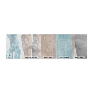 Vzorka fototapety Premium Sand - Štúdia blízkosti - Pastel, Minimalistický, Čiary - 100x30 cm
