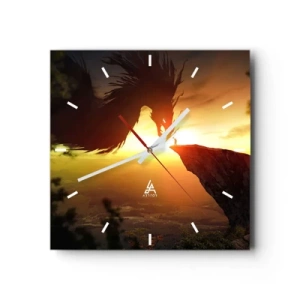 Nástenné hodiny - Premožiteľ draka - 30x30 cm