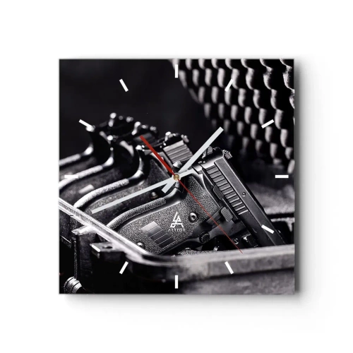 Nástenné hodiny - Mužský šport - 40x40 cm