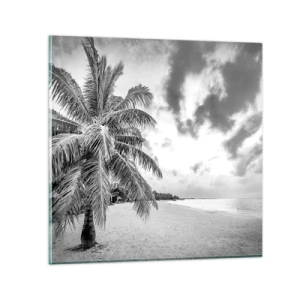 Obraz na skle - Keď túžiš po samote…. - 50x50 cm