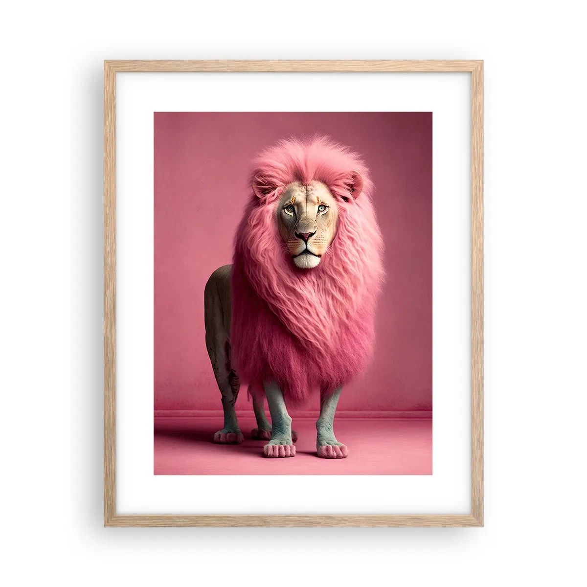 Plagát v ráme zo svetlého duba - A už sa nebojíš - 40x50 cm