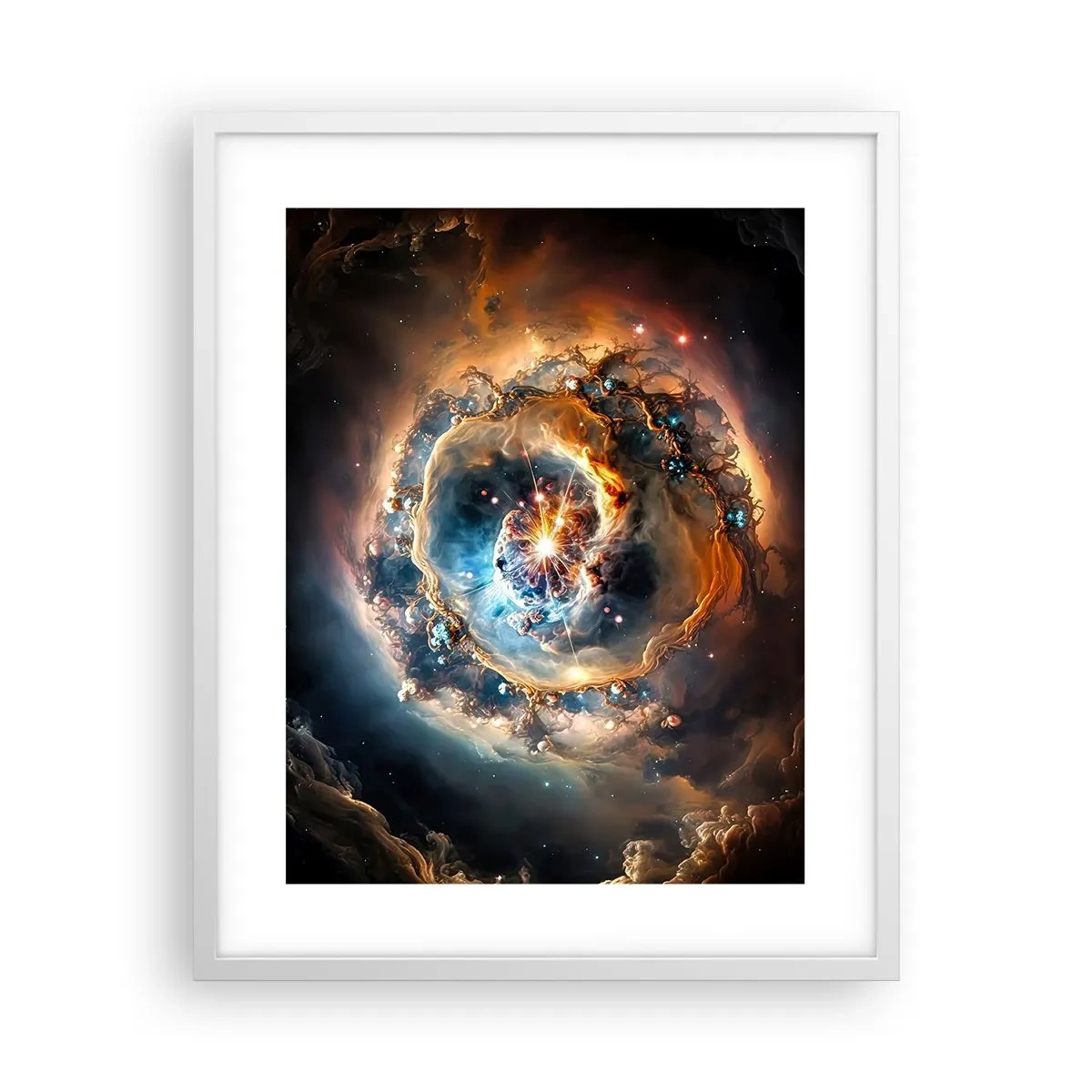 Plagát v bielom ráme - Začiatok - 40x50 cm