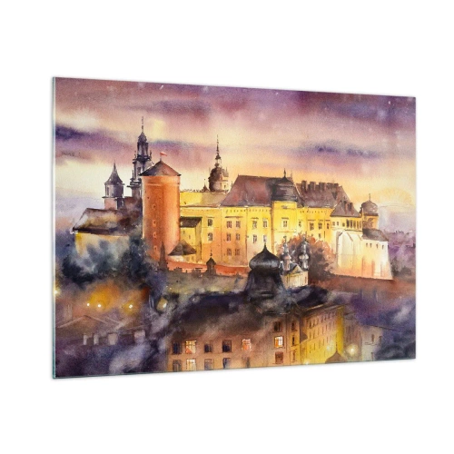 Obraz na skle - Dejiny a rozprávka - 100x70 cm