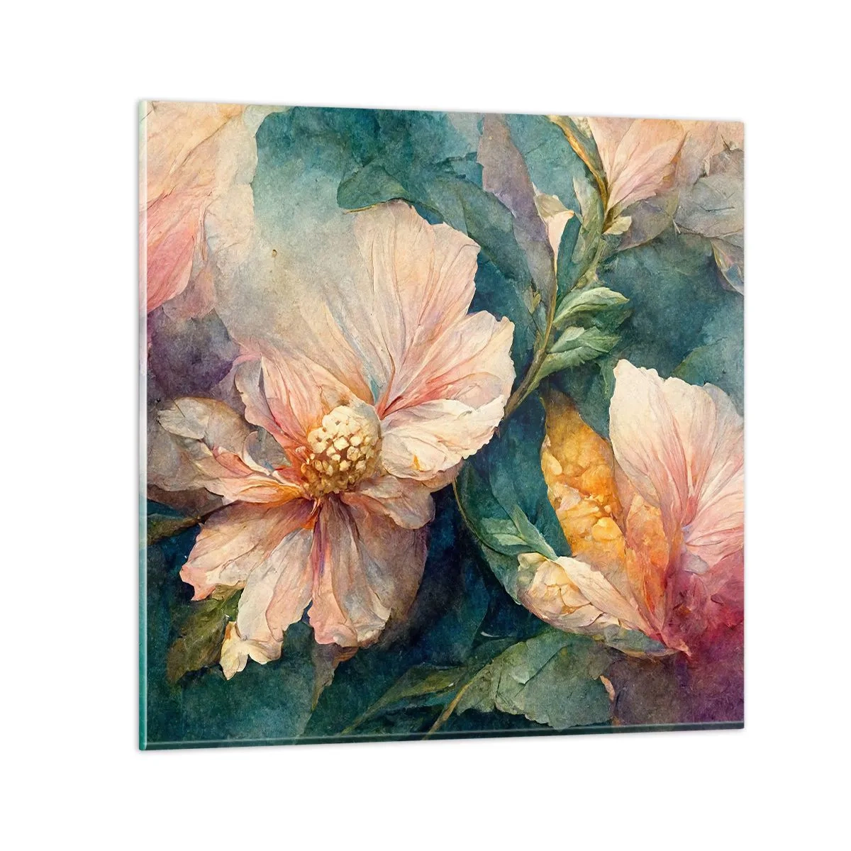 Obraz na skle - Číra subtílnosť - 70x70 cm