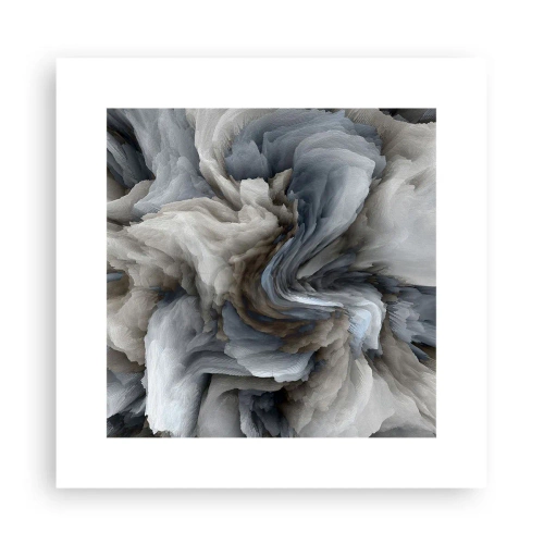 Plagát - Kameň a kvet - 30x30 cm