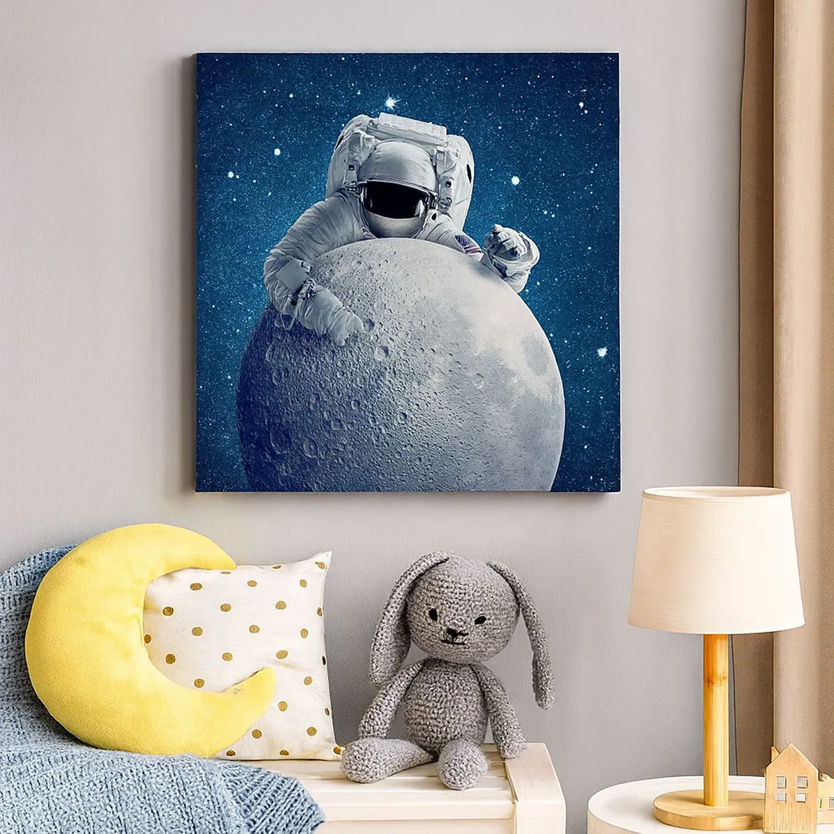 Obraz na plátne - Vesmírny vtipkár - 30x30 cm