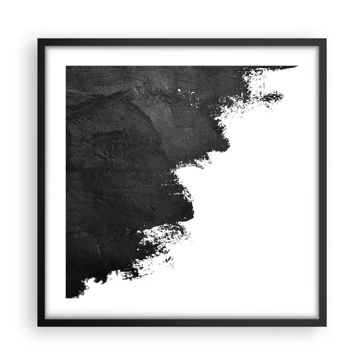 Plagát v čiernom ráme - Živly: zem - 50x50 cm