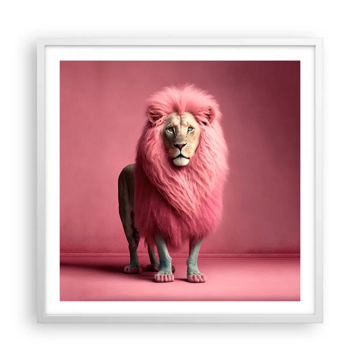 Plagát v bielom ráme - A už sa nebojíš - 60x60 cm