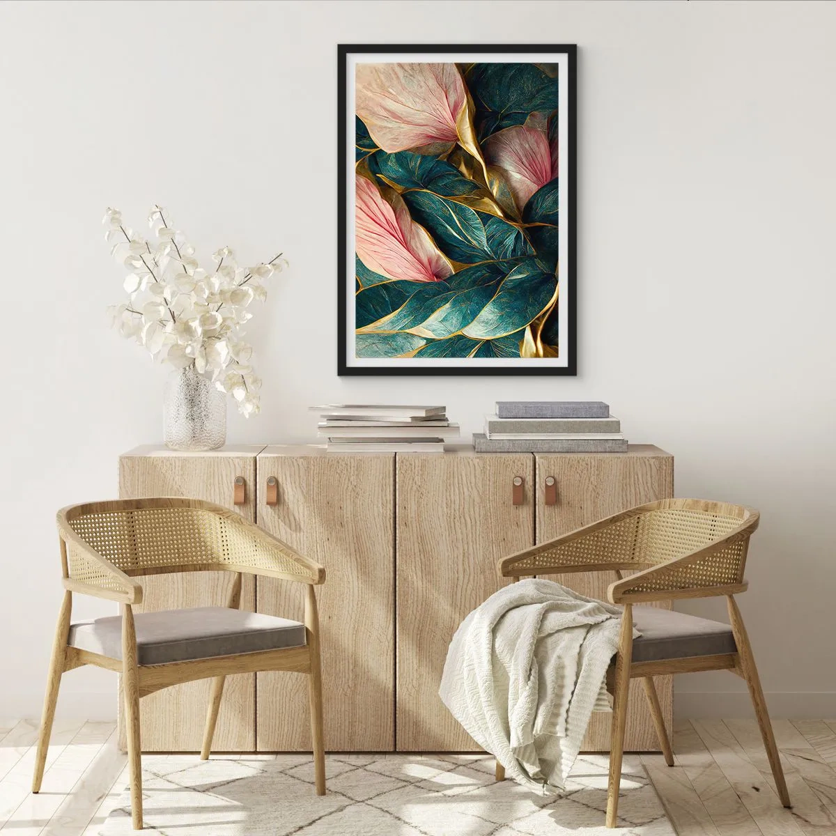Plagát v čiernom ráme - Prirodzená elegancia a štýl - 61x91 cm