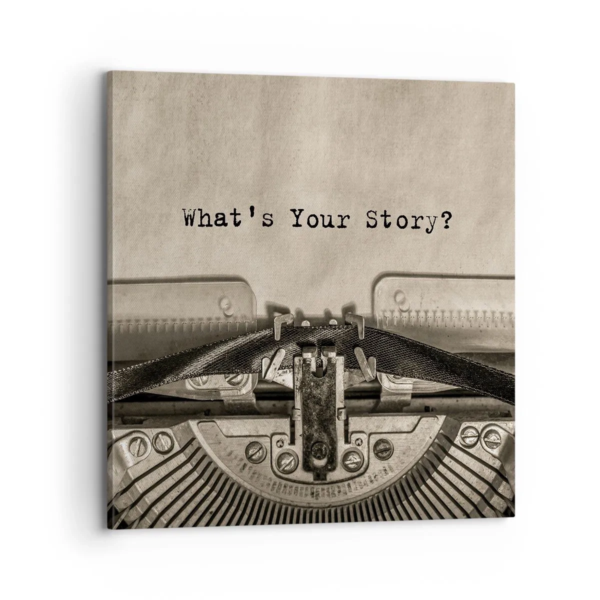 Obraz na plátne - Povedz mi - 70x70 cm