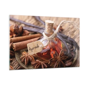 Obraz na skle - K jednote tela a ducha - 120x80 cm