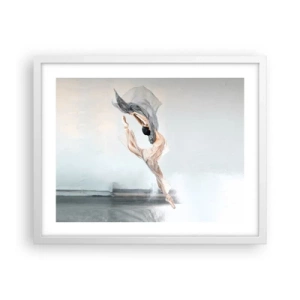 Plagát v bielom ráme - V tanečnom vytrhnutí - 50x40 cm