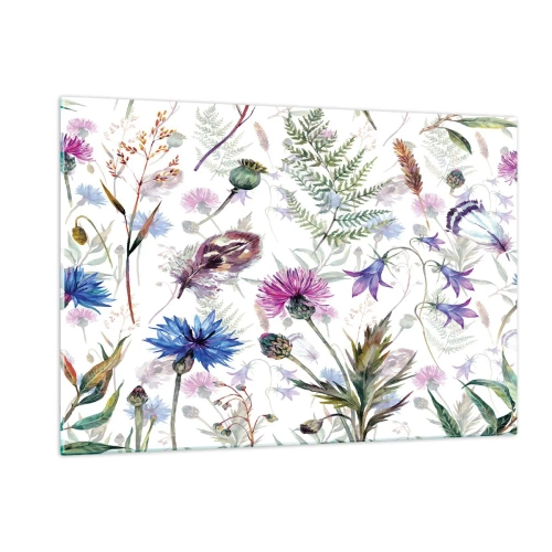 Obraz na skle - Poľský herbár - 120x80 cm