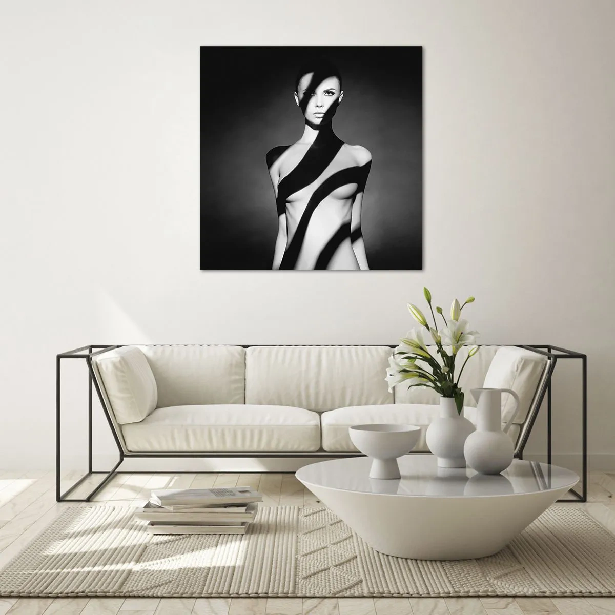 Obraz na skle - V septembri aj v tieni - 70x70 cm