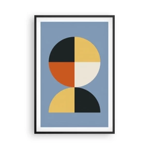 Plagát v čiernom ráme - Pozri a počítaj - 61x91 cm