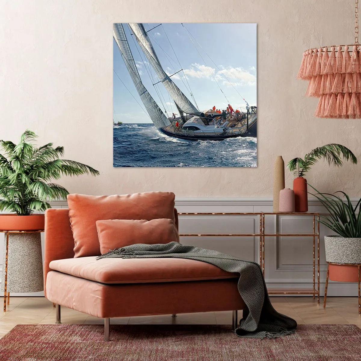 Obraz na plátne - Nech zvíťazí lepší - 40x40 cm