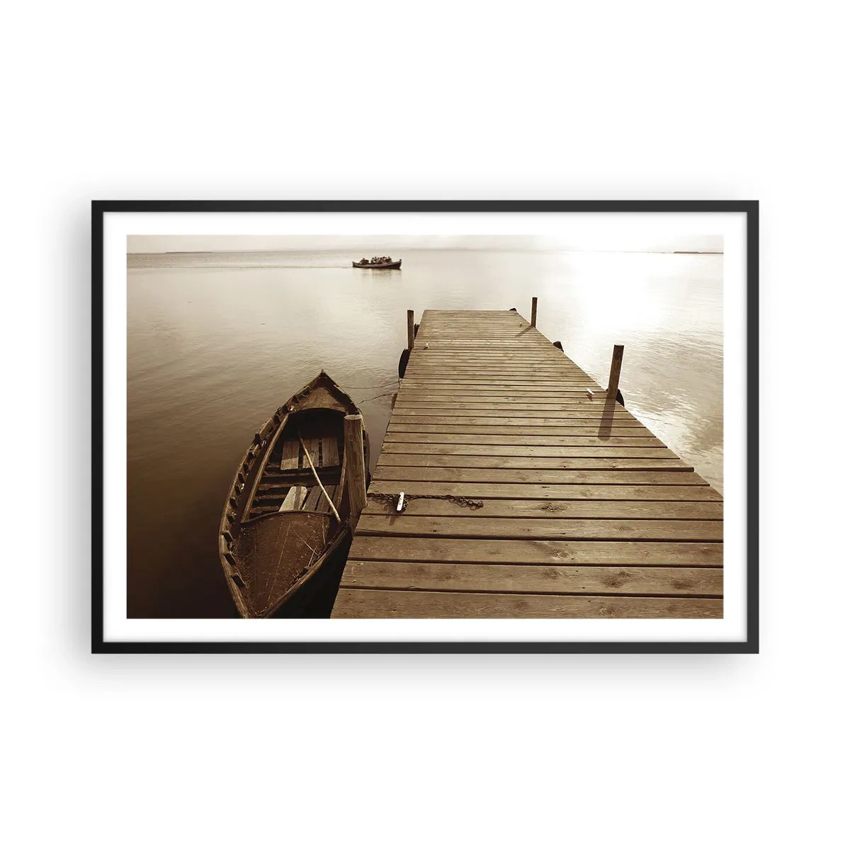 Plagát v čiernom ráme - Veľký pokoj - 91x61 cm