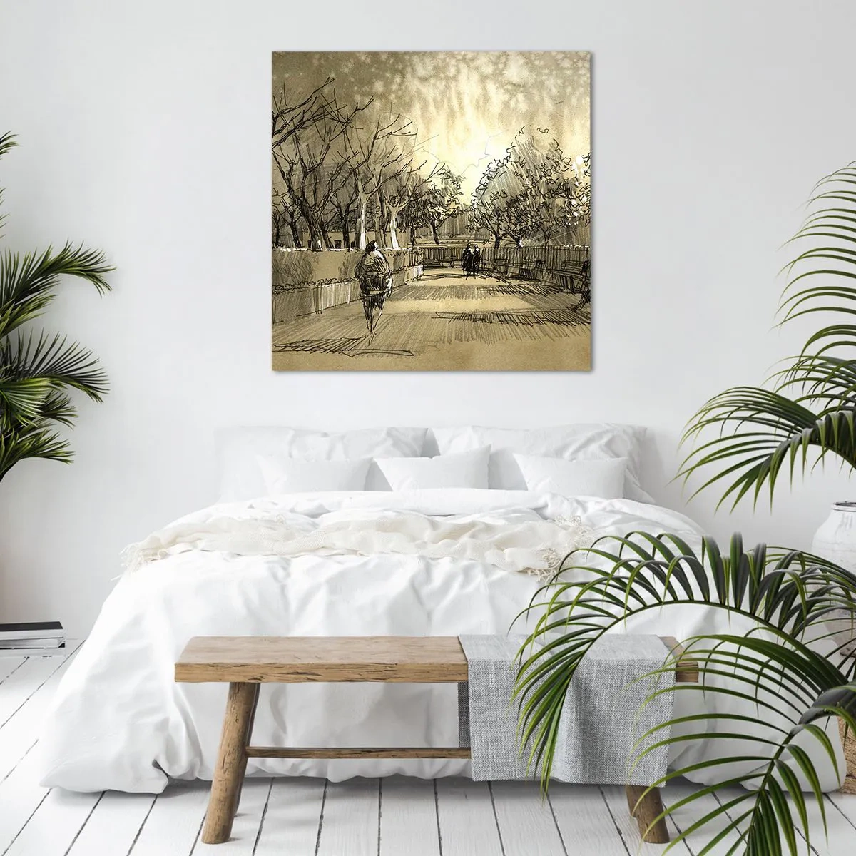 Obraz na plátne - Pierkom zastavený okamih - 70x70 cm