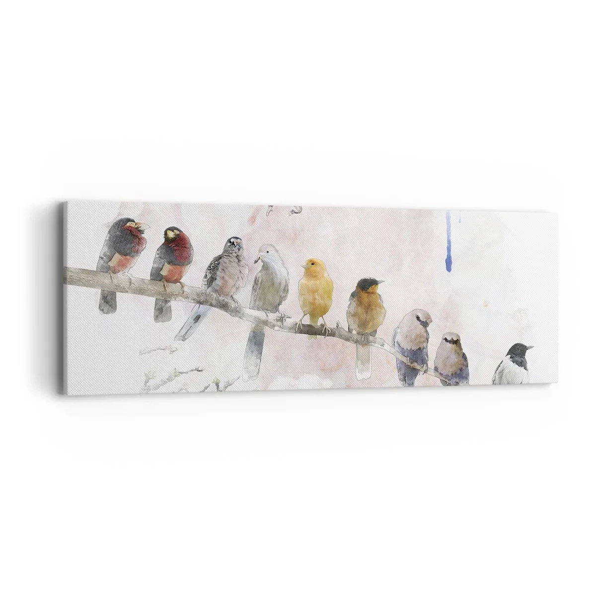 Obraz na plátne - Okrídlené stretnutie - 90x30 cm